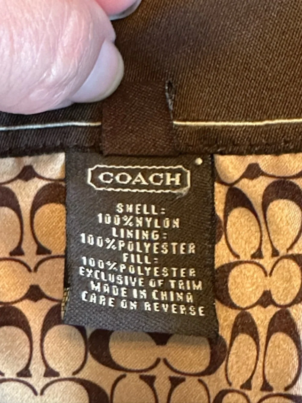 COACH | Dark Brown Quilted Lightweight Barn Jacket, Size M